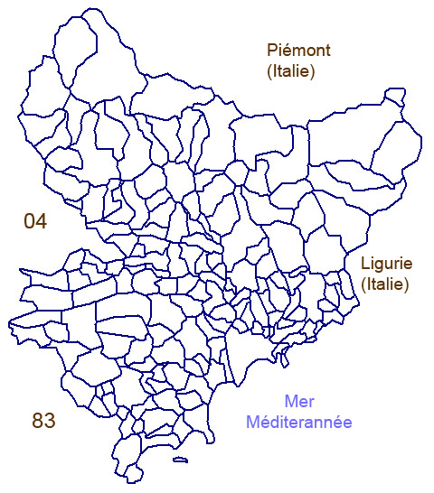 pointer la commune pour voir le nom